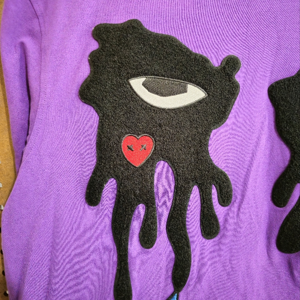 Roku Studio Tear Dripping Tee Purple - Picture 3 of 8